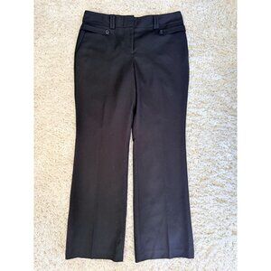 Ann Taylor Signature Fit Black Dress Pants Size 10  Flat Front Excellent Conditi